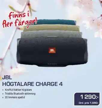JBL Högtalare Charge 4