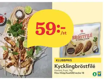 Hemköp Kycklingbröstfile 1st erbjuda