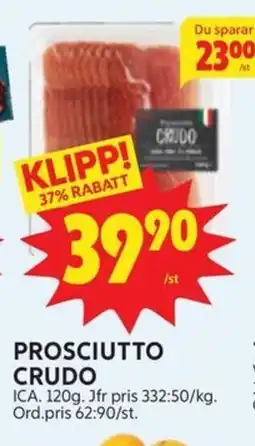 Ica Hajen Lagpris ICA Prosciutto crudo erbjuda
