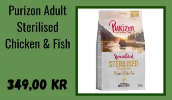 Zooplus PURIZON Adult Sterilised Chicken & Fish erbjuda