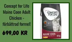 Zooplus CONCEPT FOR LIFE Maine Coon Ad förbättrad formel! ult Chicken - erbjuda