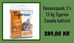 Zooplus TIGERINO Canada kattströ erbjuda