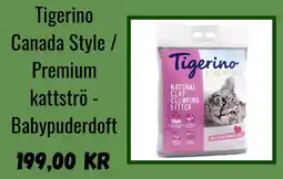 Zooplus TIGERINO Canada Style/ Babypuderdoft Premium kattströ - erbjuda