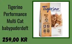 Zooplus TIGERINO Performance multi cat babypuderdoft erbjuda