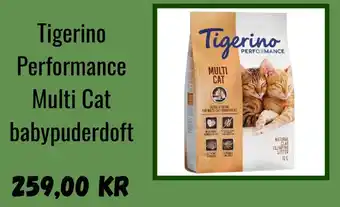 Zooplus TIGERINO Performance multi cat babypuderdoft erbjuda