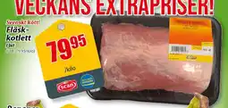 Extra Mjällby Stormarknad Fläsk- kotlett erbjuda