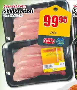 Extra Mjällby Stormarknad SCAN Skinksnitzel erbjuda