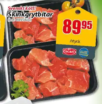 Extra Mjällby Stormarknad SCAN Skinkgrytbitar erbjuda