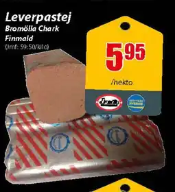Extra Mjällby Stormarknad Leverpastej erbjuda