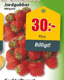 Extra Mjällby Stormarknad Jordgubbar erbjuda