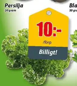 Extra Mjällby Stormarknad Persilja erbjuda