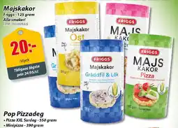 Extra Mjällby Stormarknad FRIGGS Majskakor erbjuda