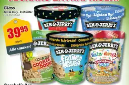 Extra Mjällby Stormarknad BEN & JERRY Glass erbjuda
