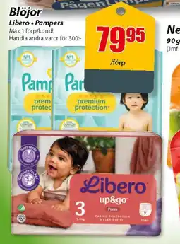Extra Mjällby Stormarknad LIBERO Blöjor erbjuda