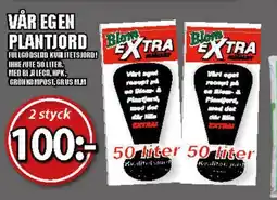 Extra Mjällby Stormarknad Vår egen plantjord erbjuda