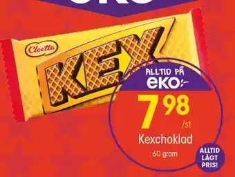 EKO CLOETTA Kexchoklad erbjuda