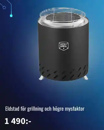 NetOnNet Eldstad för grillning och högre mysfaktor erbjuda