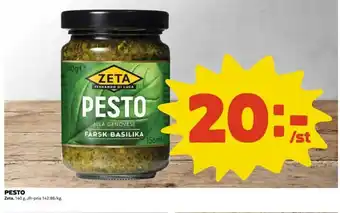 Coop ZETA Pesto erbjuda