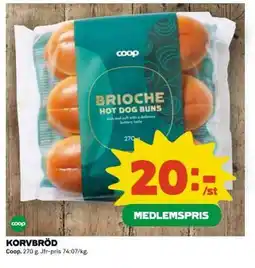 Coop COOP Korvbröd erbjuda