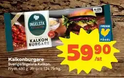 Stora Coop Kalkonburgare erbjuda