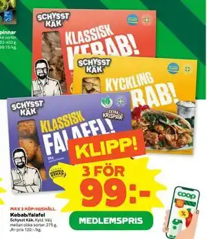 Stora Coop Kebab/falafel erbjuda