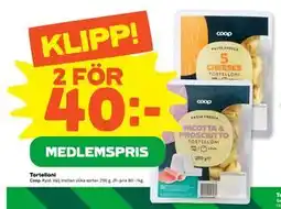 Stora Coop Tortelloni erbjuda