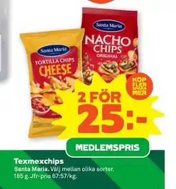 Stora Coop Texmexchips erbjuda