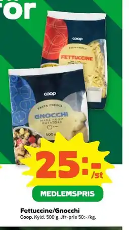 Stora Coop Fettuccine/Gnocchi erbjuda