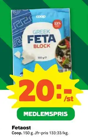 Stora Coop Fetaost erbjuda