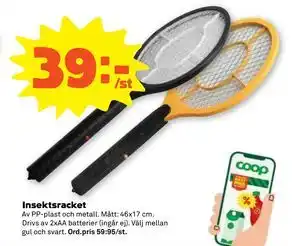 Stora Coop Insektsracket erbjuda