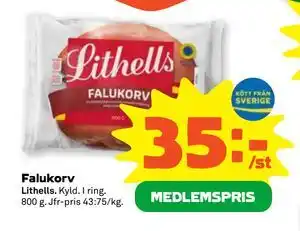 Stora Coop Falukorv erbjuda