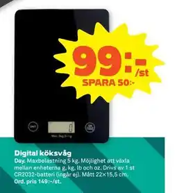Stora Coop Digital köksvåg erbjuda
