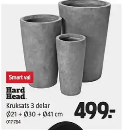 Jula Kruksats 3 delar Ø21 + Ø30 + Ø41 cm erbjuda