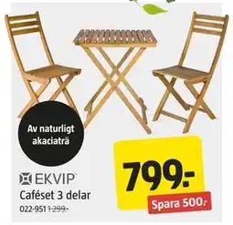 Jula Caféset 3 delar erbjuda