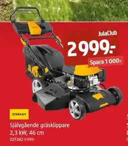 Jula Självgående gräsklippare 2,3 kW, 46 cm erbjuda