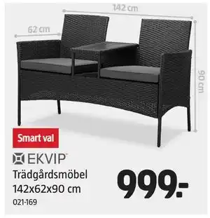 Jula Trädgårdsmöbel 142x62x90 cm erbjuda