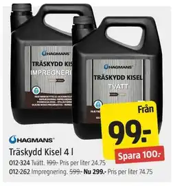 Jula Träskydd Kisel 4 l erbjuda