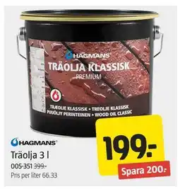 Jula Träolja 3 l erbjuda