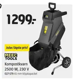 Jula Kompostkvarn 2500 W, 230 V erbjuda