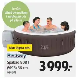 Jula Spabad 908 l Ø196x66 cm erbjuda