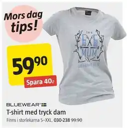 Jula T-shirt med tryck dam erbjuda