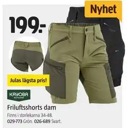 Jula Friluftsshorts dam erbjuda