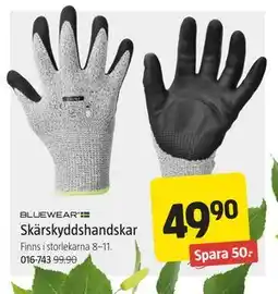 Jula Skärskyddshandskar erbjuda
