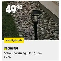 Jula Solcellsbelysning LED 37,5 cm erbjuda