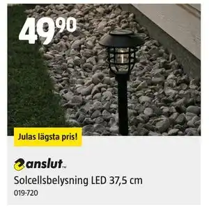 Jula Solcellsbelysning LED 37,5 cm erbjuda