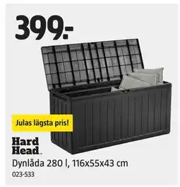Jula Dynlåda 280 l, 116x55x43 cm erbjuda