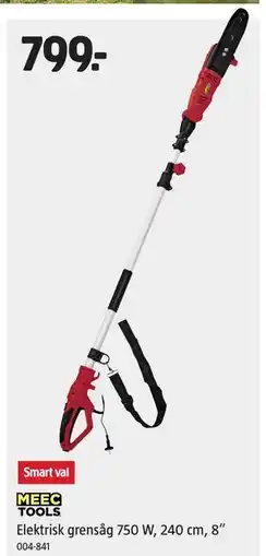 Jula Elektrisk grensåg 750 W, 240 cm, 8” erbjuda
