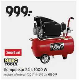 Jula Kompressor 24 l, 1000 W erbjuda
