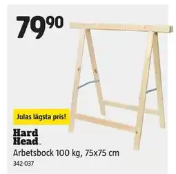 Jula Arbetsbock 100 kg, 75x75 cm erbjuda