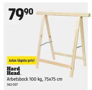 Jula Arbetsbock 100 kg, 75x75 cm erbjuda